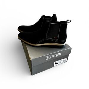Stacy Adams Men's Black Chelsea Boots 12